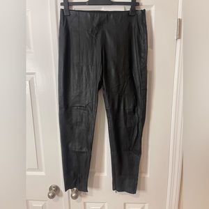 Zara faux leather skinny pants in size XL